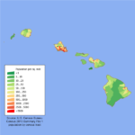 Hawaii By Population infographic