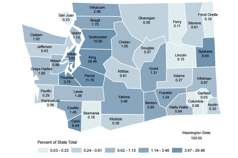 Washington Cities By Population